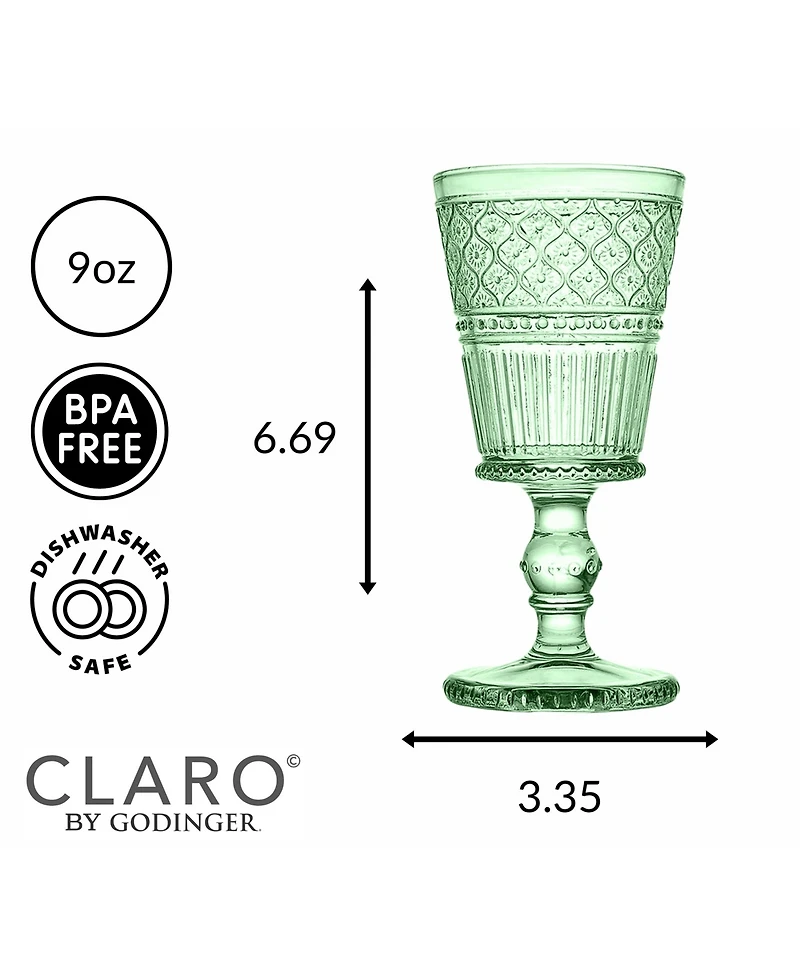 Godinger Claro Goblets - 9oz., Set of 4