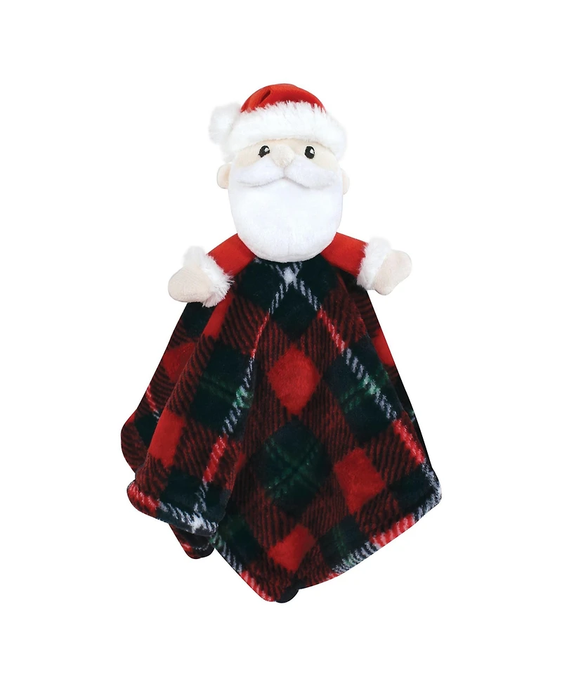 Hudson Baby Unisex Baby Plush Blanket with Toy, Rudolph And