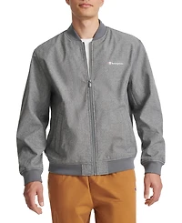 Champion Men's Logo Varsity Bomber Jacket
