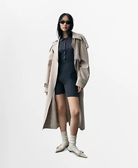 Mango Women's Polo Neck Romper