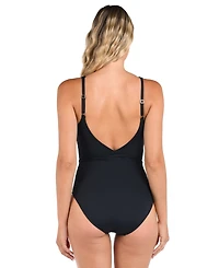 La Blanca Women's Island Goddess Scoop-Neck Swimsuit