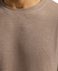 Men's Waffle Knit Short Sleeve Crewneck T-Shirt