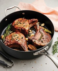 Tramontina OnyxPro 5.5-Quart Hard Anodized Nonstick Deep Saute Pan with Lid