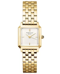 Rosefield Boxelle Women's Gold Tone Stainless Steel Bracelet Watch 19.5mm