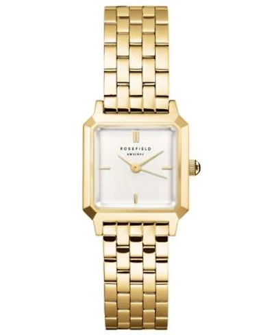 Rosefield Boxelle Womens Silver Tone Stainless Steel Bracelet Watch 19.5mm