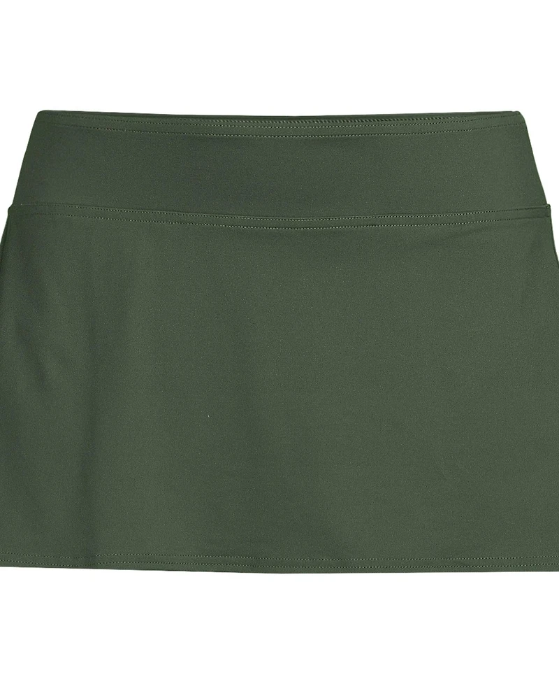 Lands' End Women's Mini Swim Skirt Bottoms