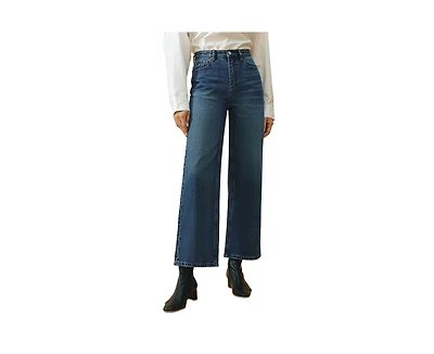 The Cityer Crop Wide Jeans