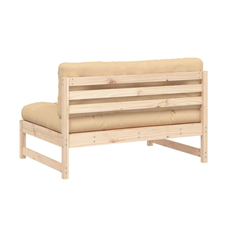 Middle Sofa 47.2"x31.5" Solid Wood Pine