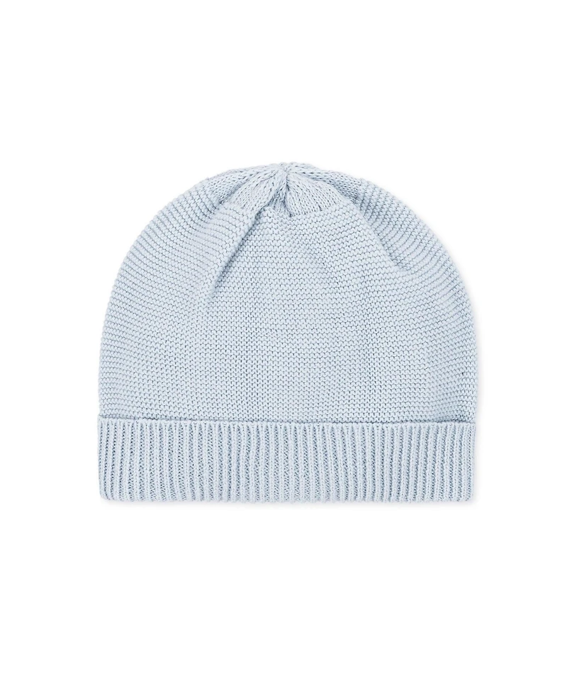 Hope & Henry Baby Boys Organic Sweater Beanie and Bootie 2-Piece Set
