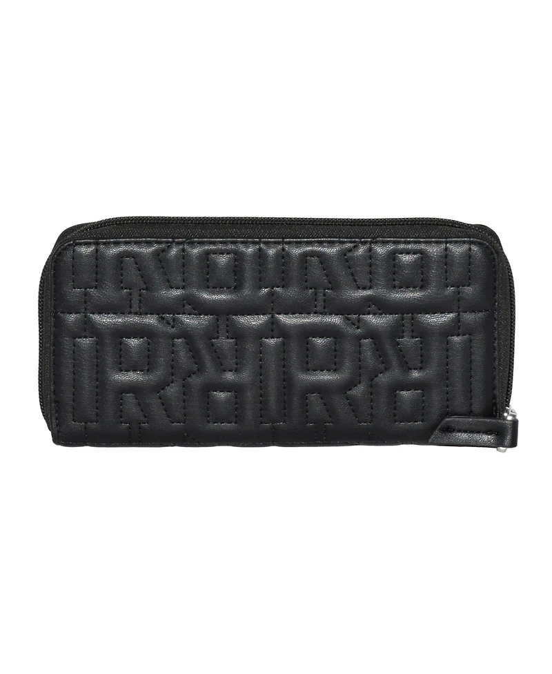 Slim Zipper Round Wallet