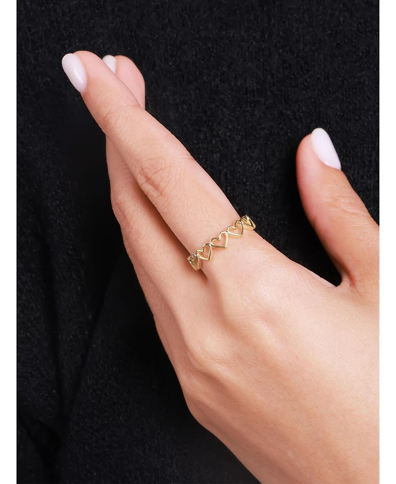Devata Sweet Heart Ring 14K Gold, 8, approx. 2.5 grams.