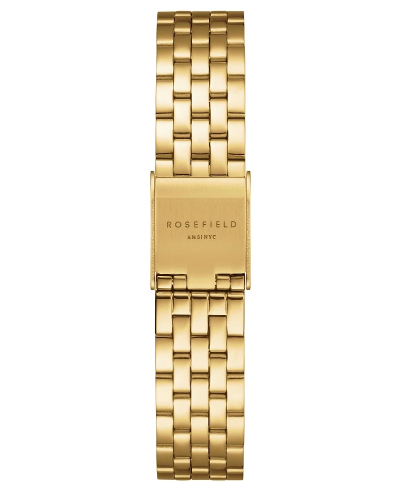 Rosefield Boxelle Women's Gold Tone Stainless Steel Bracelet Watch 19.5mm