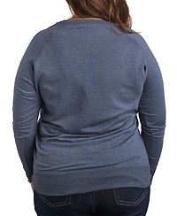 Hybrid Apparel Plus Stitch Valentines Day Kiss Crew Neck T-Shirt