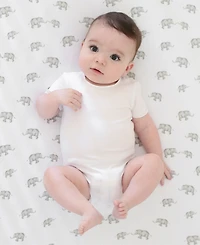 Living Textiles Baby Boys and Girls Elephant Heritage Collection Crib Sheet