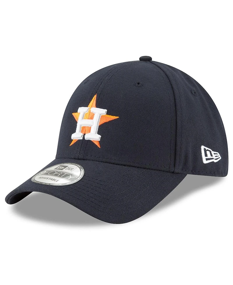New Era Men's Navy Houston Astros 2024 Mlb Postseason Side Patch 9FORTY Adjustable Hat