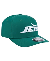 New Era Men's Green New York Jets 9SEVENTY Stretch-Snap Hat