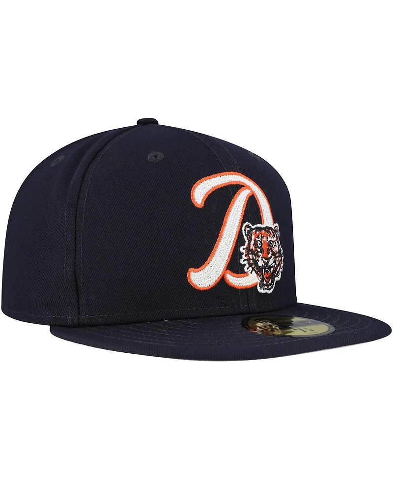 New Era Men's Navy Detroit Tigers Duo Logo 2.0 59FIFTY Fitted Hat