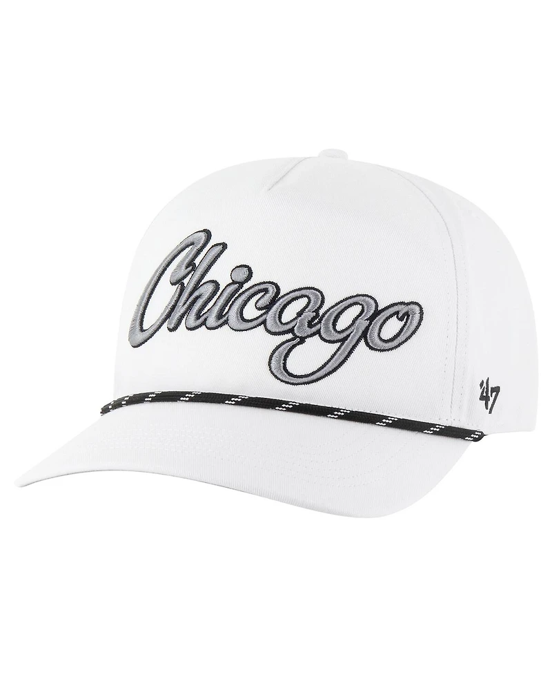 '47 Brand Men's White Chicago Cubs Overhand Speckle Hitch Rope Adjustable Hat