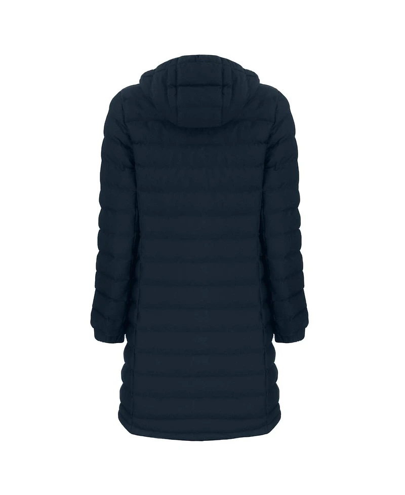 Cutter & Buck Women's Navy Buffalo Bills Mission Ridge Eco Insulated Long Full-Zip Puffer Jacket