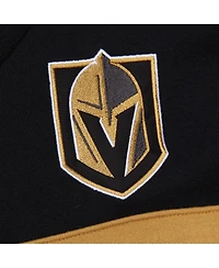 Mitchell & Ness Men's Black Vegas Golden Knights Head Coach Slogan Pullover Hoodie