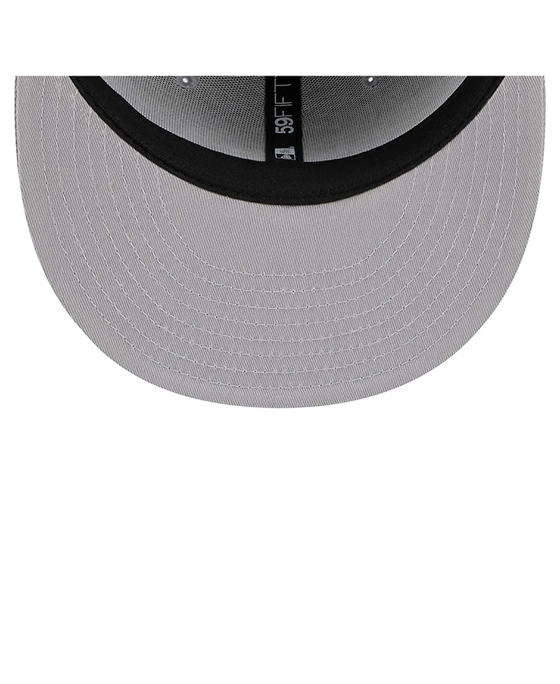 New Era Men's Gray Philadelphia 76ers Color Pack 59FIFTY Fitted Hat
