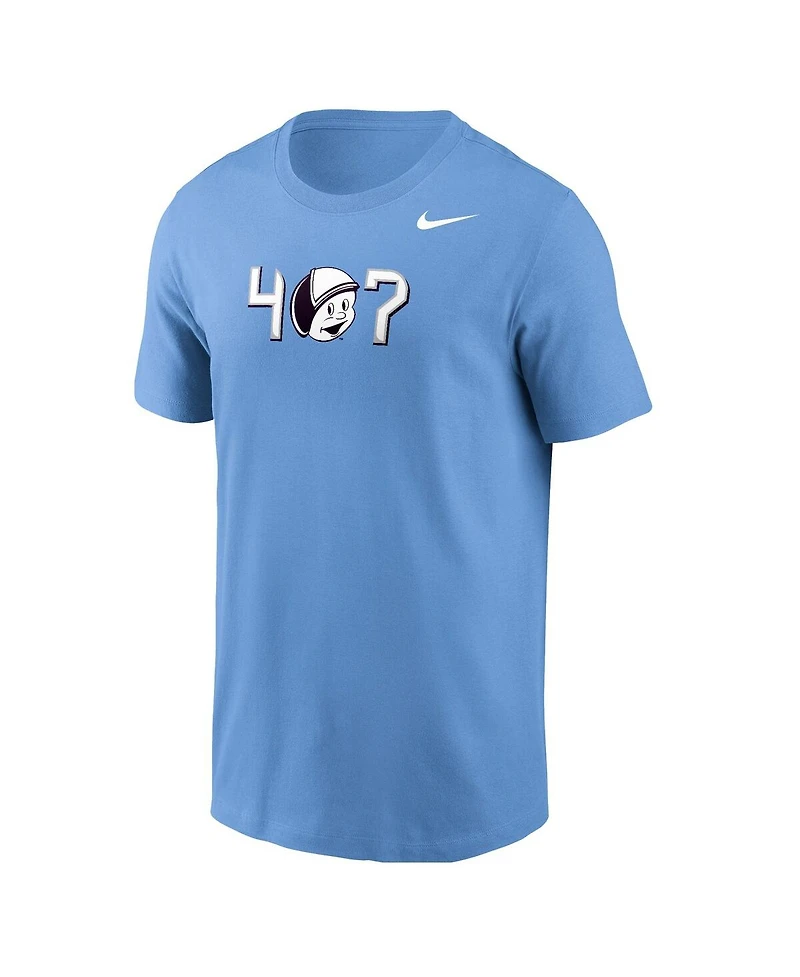 Nike Men's Powder Blue Ucf Knights 2024 Space Game 407 T-Shirt