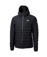 Cutter & Buck Men's Black Kansas City Chiefs Mission Ridge Full-Zip Puffer Jacket