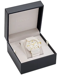 Versace Men's Swiss Chronograph Real Active White Tpu Strap Watch 45mm