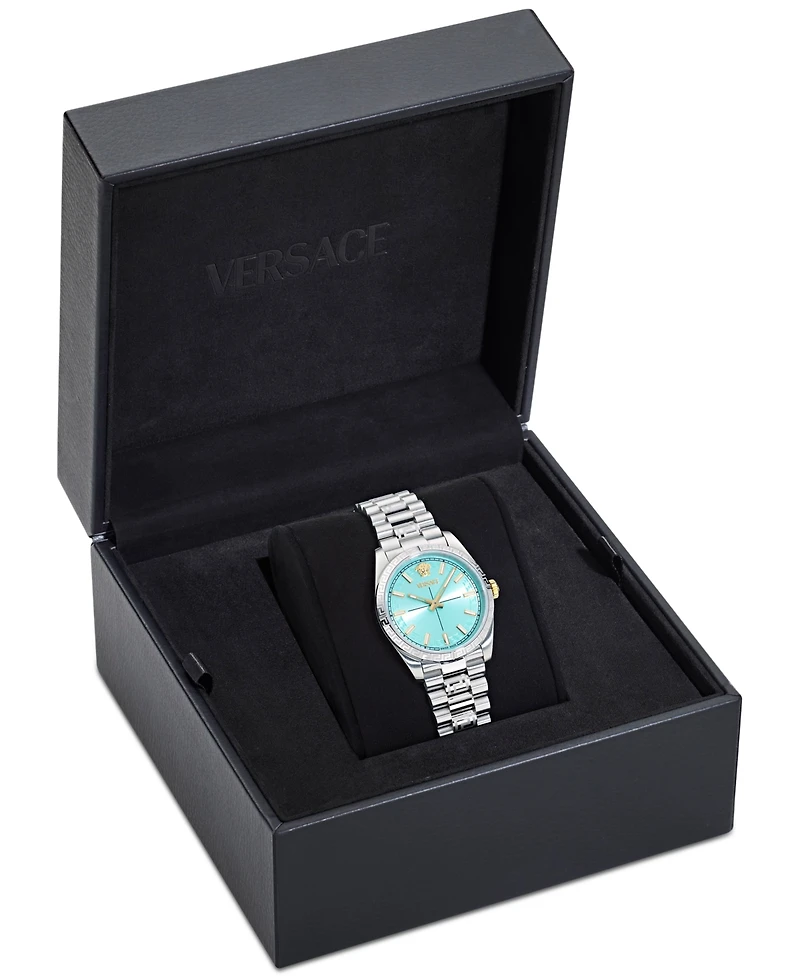 Versace Women's Swiss Millenyium Stainless Steel Bracelet Watch 32mm