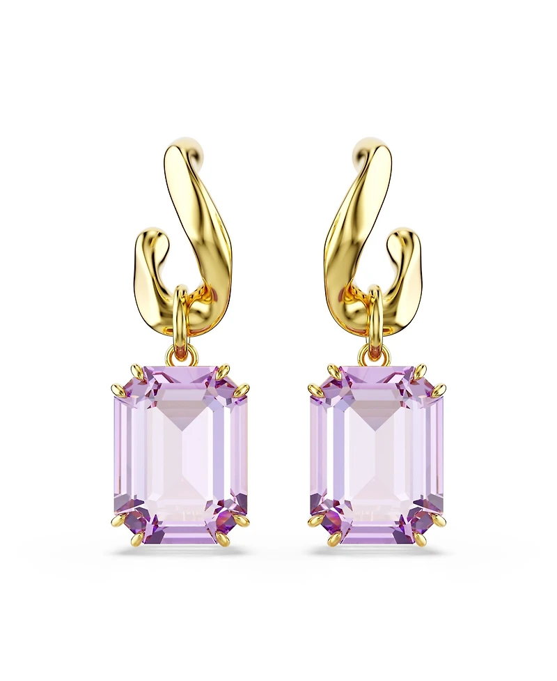 Swarovski Gold-Tone Plated Millenia Drop Earrings