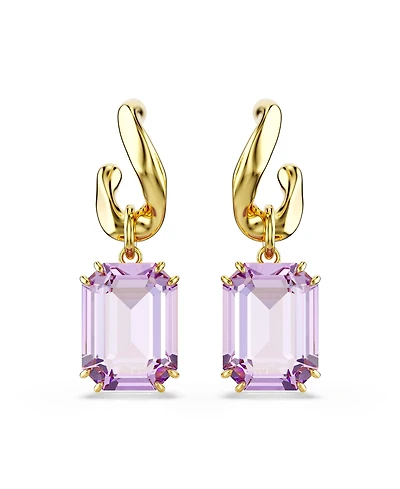 Swarovski Gold-Tone Plated Millenia Drop Earrings