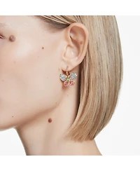 Swarovski Idyllia Mixed Metal Finish Butterfly Drop Earrings