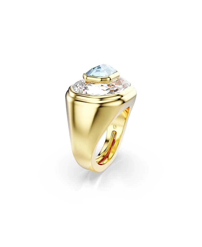Swarovski Chroma Gold-Tone Plated Cocktail Ring