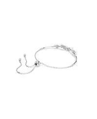 Swarovski Constella Round Cuts White Rhodium Plated Bangle Bracelet
