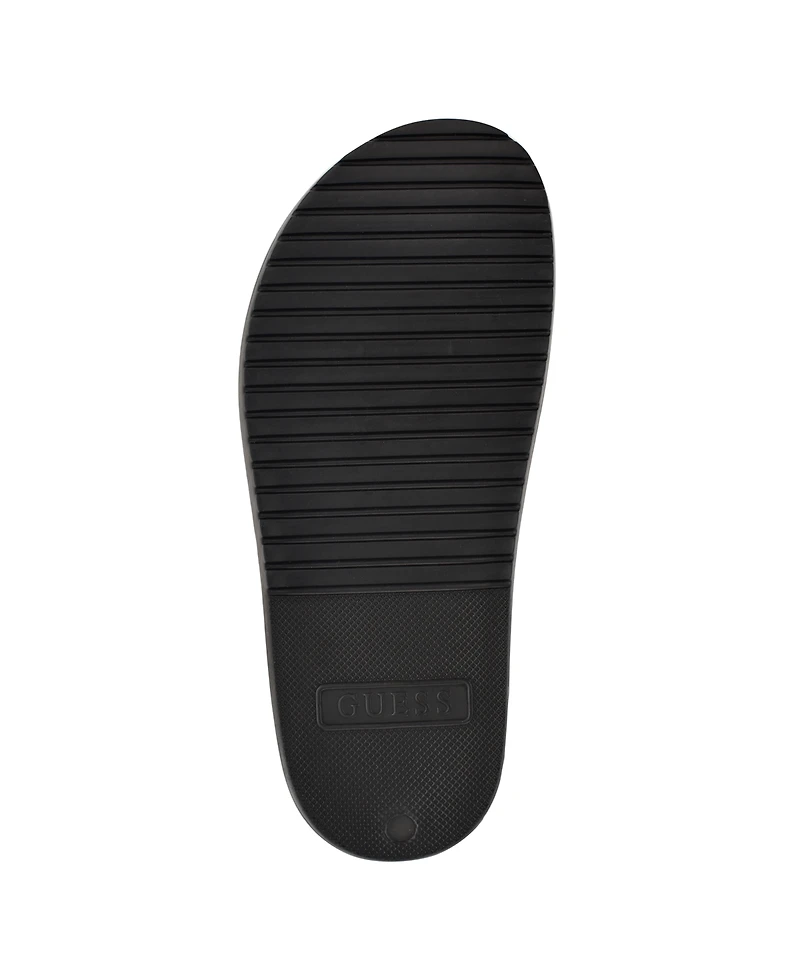 Guess Men's Vaton Strap Detail Slip On Sandals