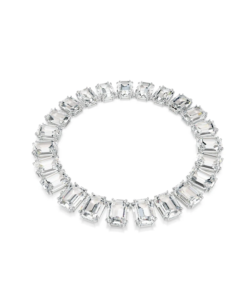 Swarovski Millenia Rhodium Plated Tennis Necklace