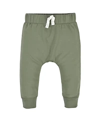 Gerber Baby Boys Boys' Green and Black Premium Joggers, 3-Pack