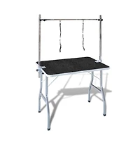 Adjustable Pet Dog Grooming Table with 2 Nooses