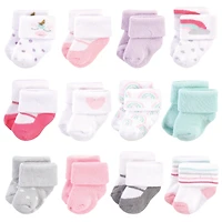 Hudson Baby Baby Boys Hudson 24Pk Terry Socks