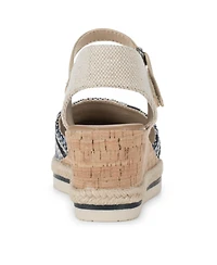 Baretraps Women's Alycia Closed Toe Wedge Sandals
