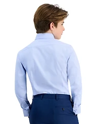 Michael Kors Big Boys Performance Stretch Button Down Dress Shirt