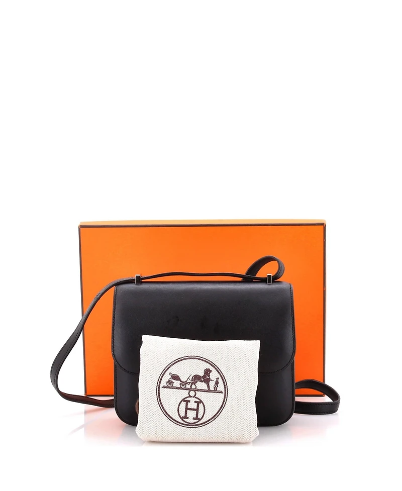 Pre-Owned Hermes 18 Constance Bag Limited Edition On A Summer Night Printed Sombrero