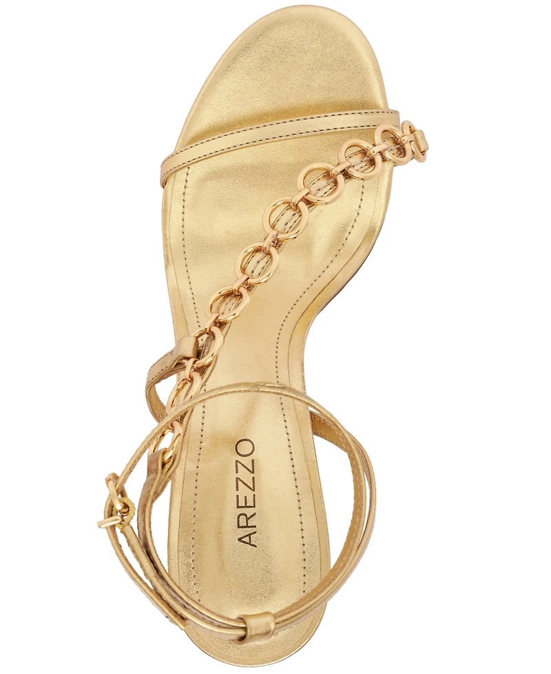 Arezzo Women's Mackenzie High Stiletto Buckle Sandals