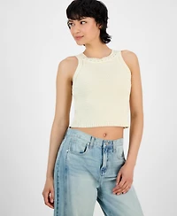And Now This Women's Cotton Cropped Sweater Tank Top, Exclusively at Macy's
