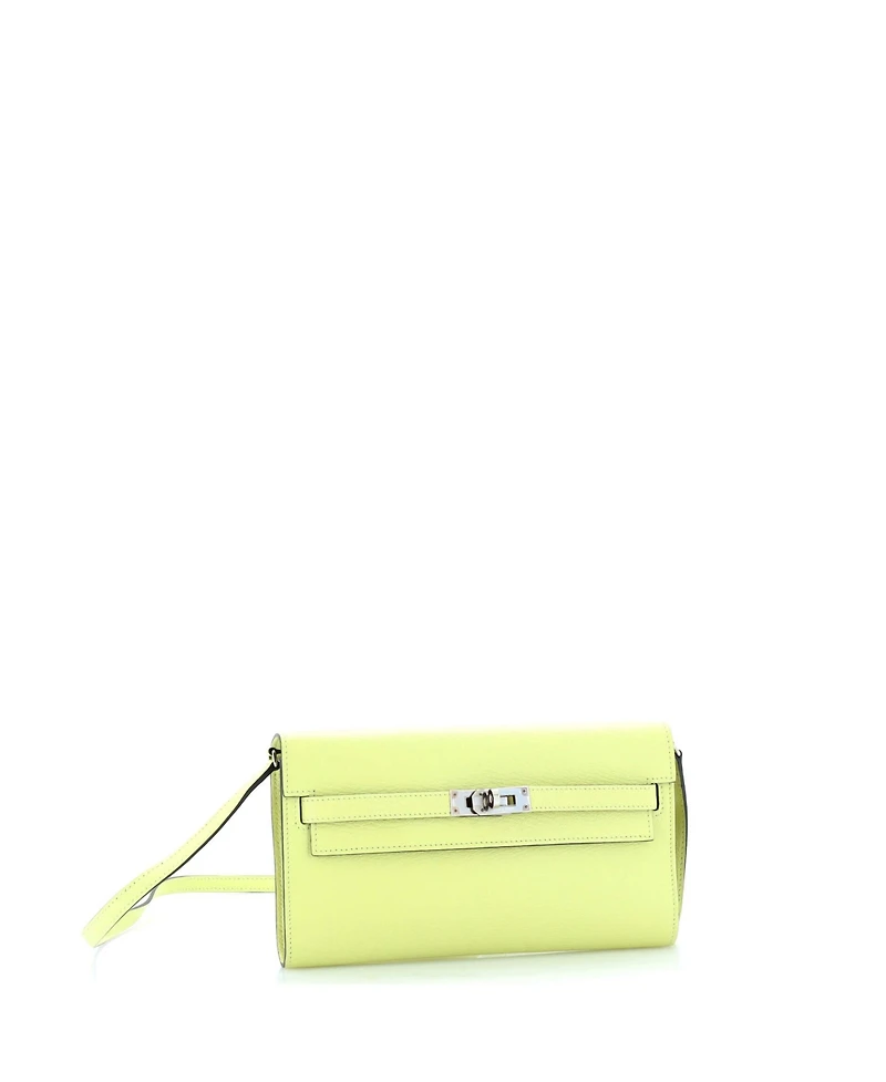 Pre-Owned HERMES Kelly To Go Wallet Chevre Mysore
