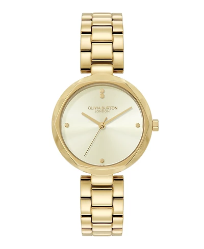 Olivia Burton Women's Dimension Gold Tone Bracelet Watch, 32mm