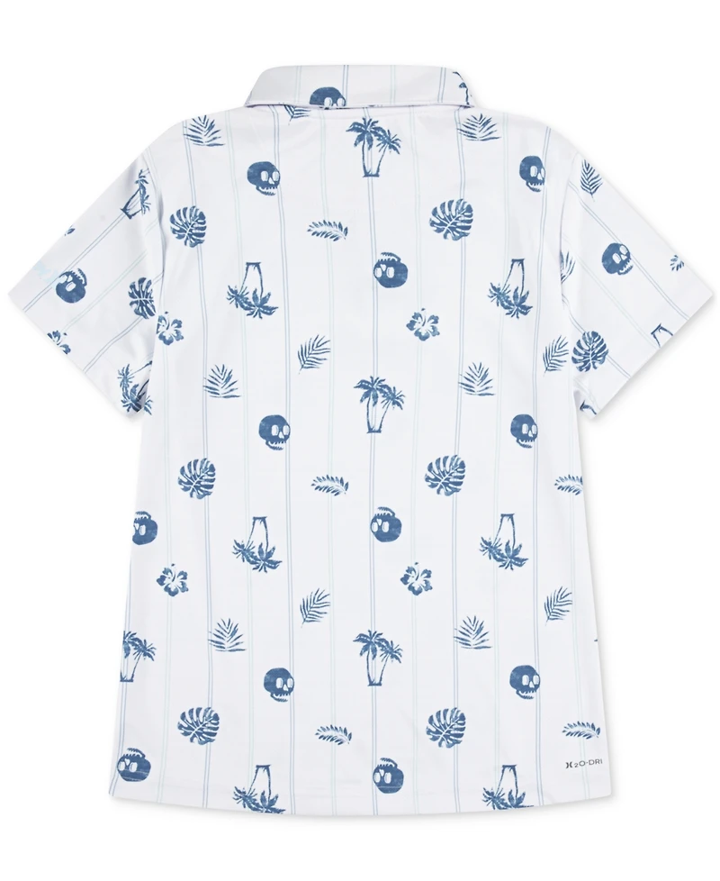 Hurley Big Boys Printed Belmont Polo T-Shirt