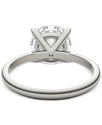 Charles & Colvard Moissanite Classic Basket Solitaire Engagement Ring (3 ct. t.w.) in Two-Tone 14k Gold