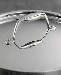 Tramontina Signature 6-Quart Tri-Ply Clad Stainless Steel Saute Pan with Lid