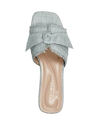 Easy Spirit Women's Girly eFlex Knotted Bow Dress Sandals